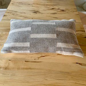 REJUVENATION Large Woven Wool Throw Pillow